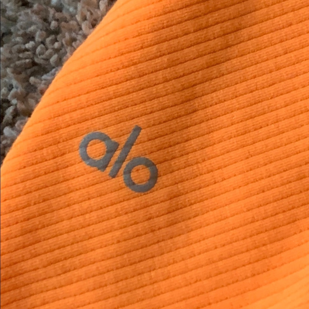 Alo Orange Leggings - Picture 4 of 4